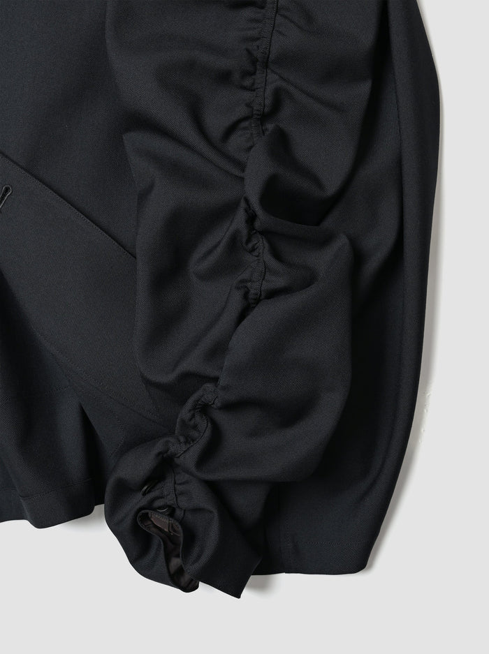 Barbell Object Unstructured Jacket, Black