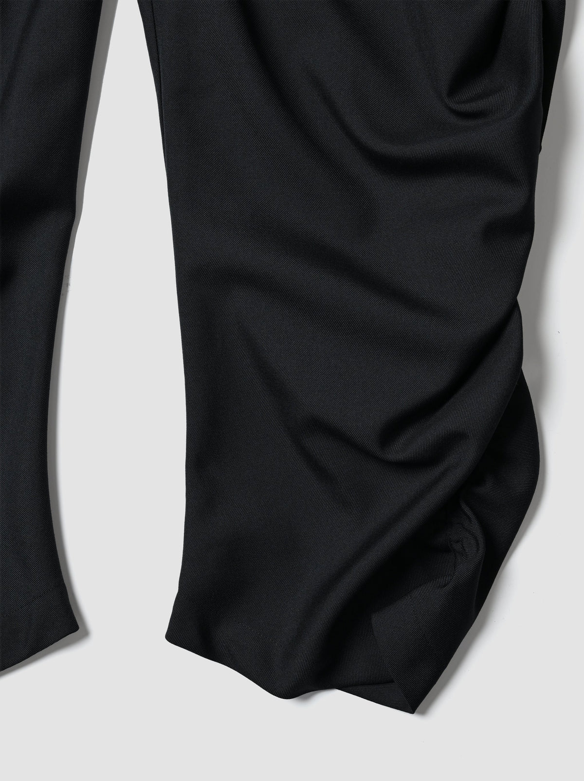 Barbell Object Unstructured Pants, Black