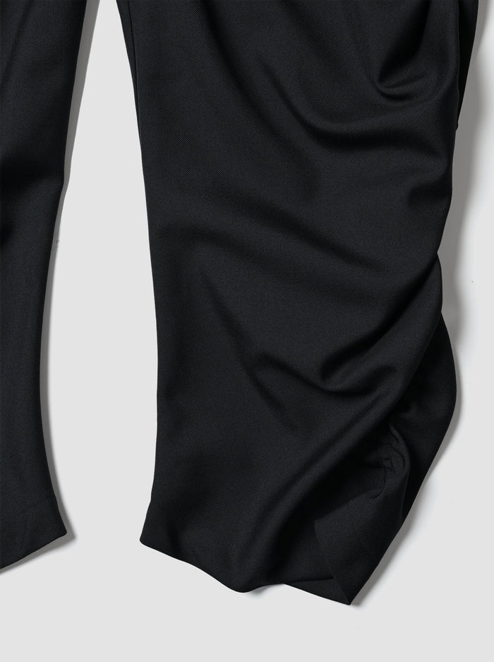 Barbell Object Unstructured Pants, Black