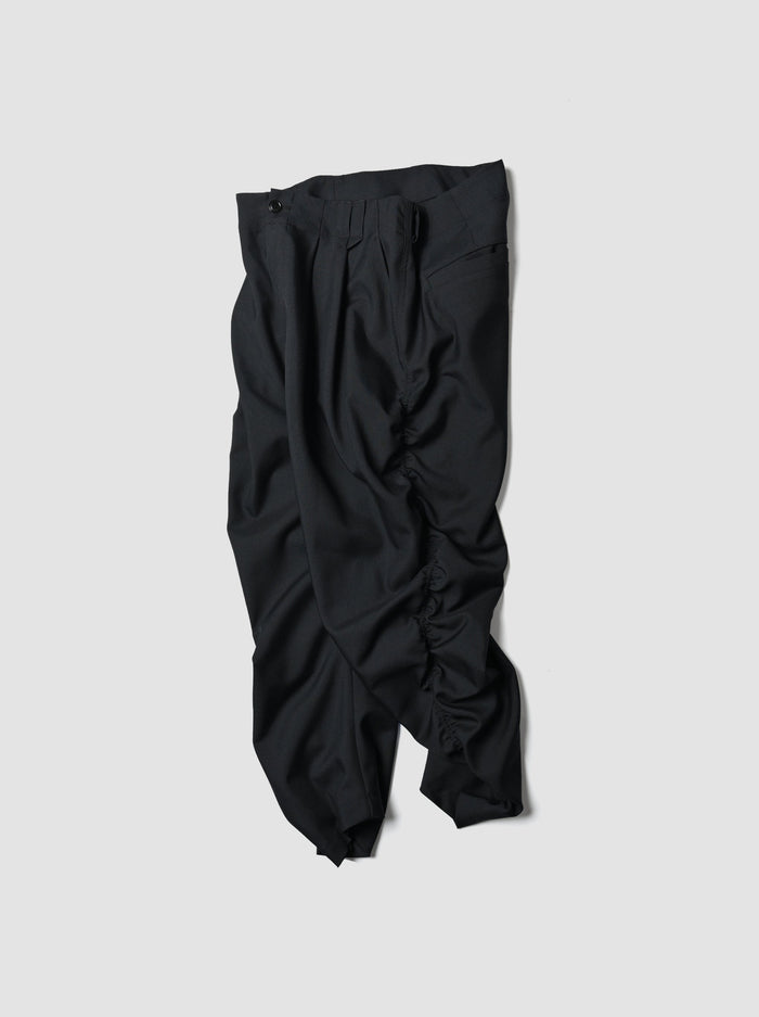 Barbell Object Unstructured Pants, Black