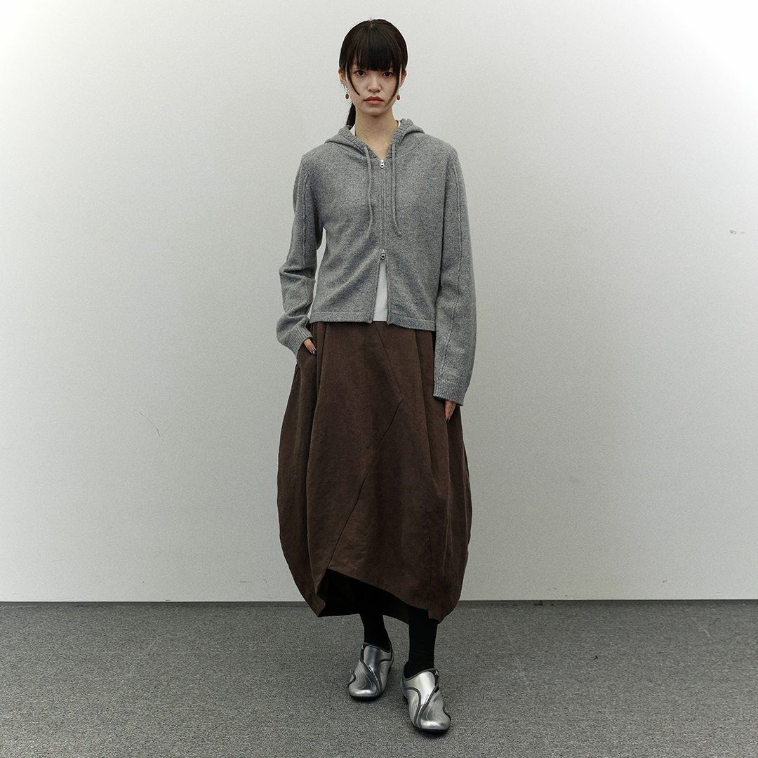Split Cocoon Skirt