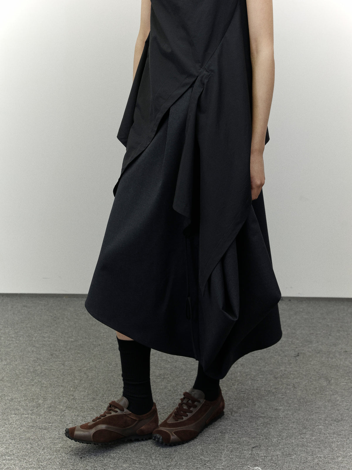 Wool Asymmetrical Skirt