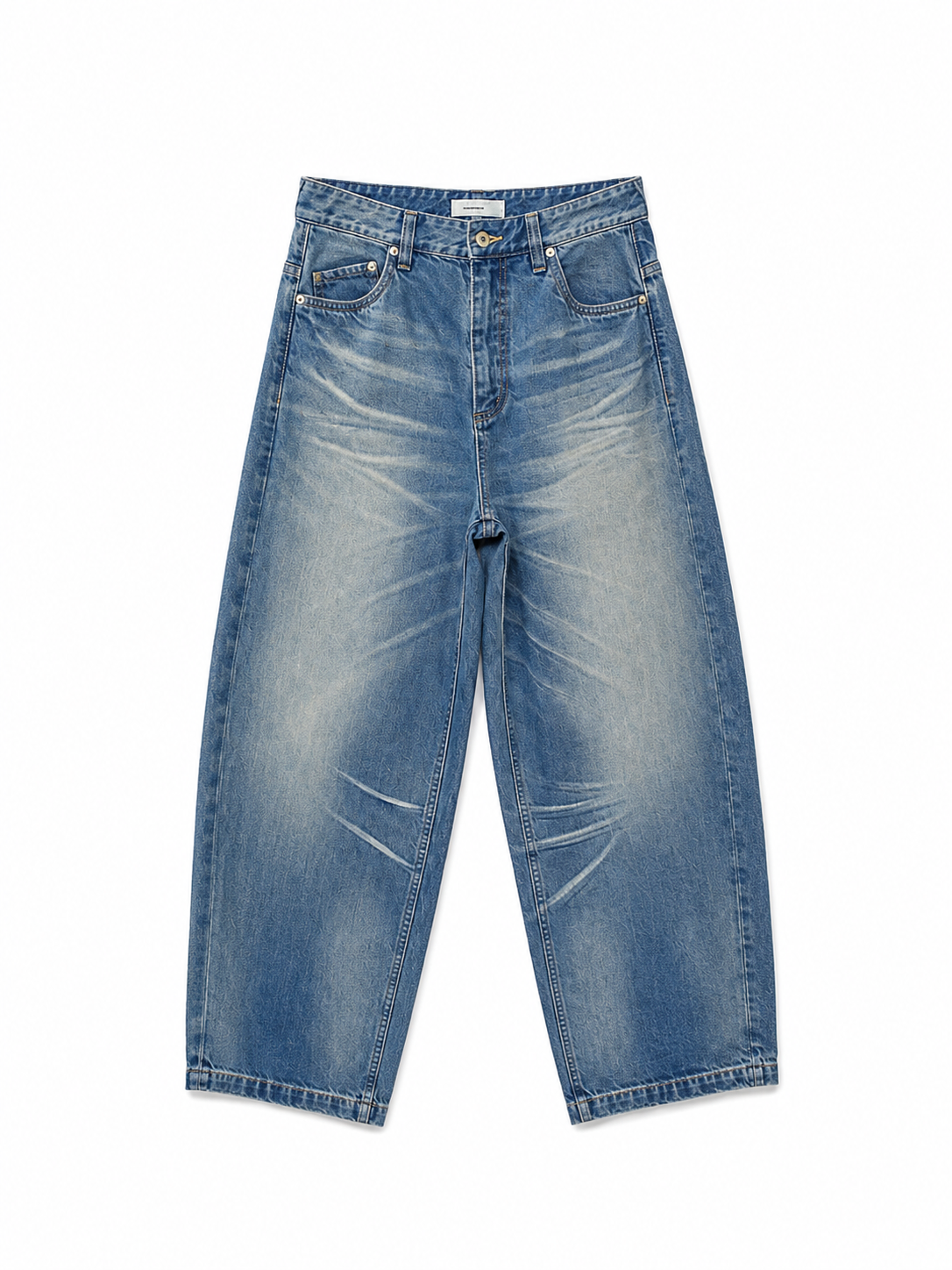 Retro Washed Loose Jeans