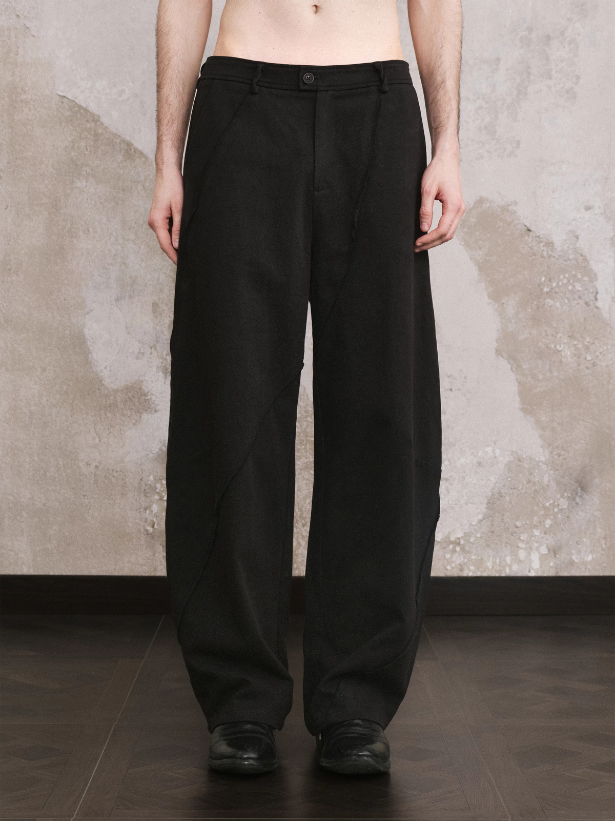 Spiral Feather Long Pants