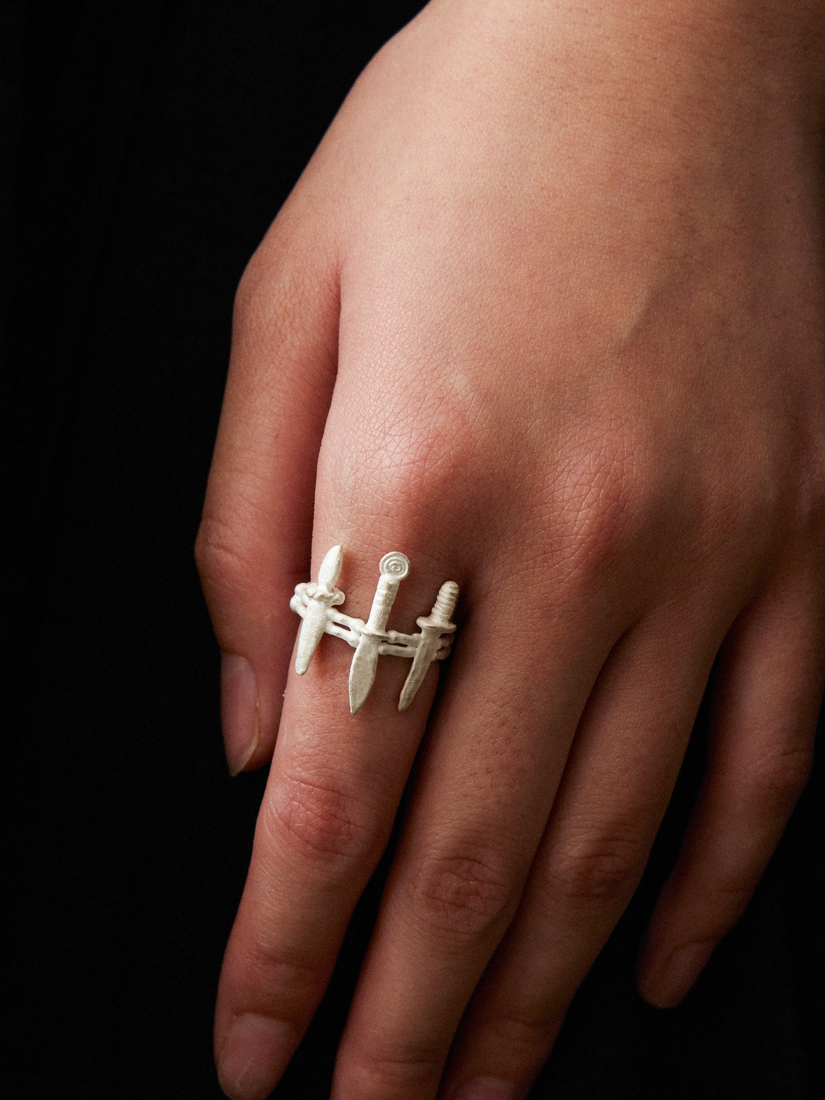 Zhi Mang Silver Ring