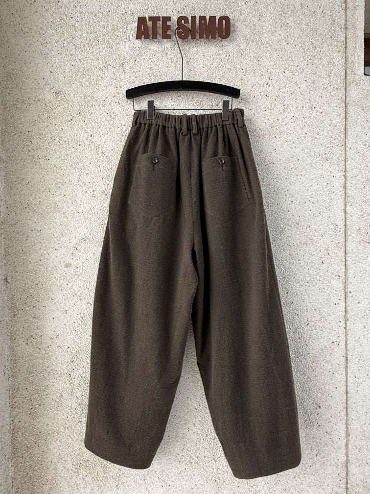 Four-Pleat Relaxed Trousers