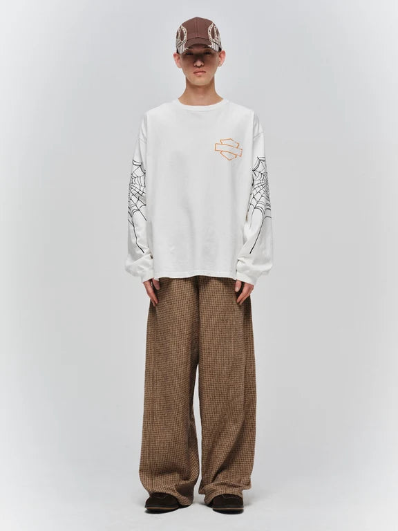 3D Easy Slacks (Brown Check)