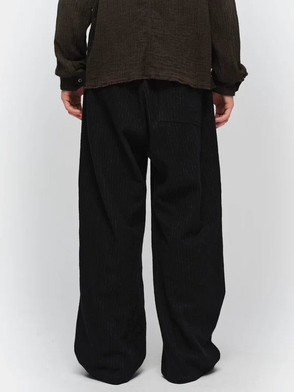 3D Easy Slacks (Black Stripe)