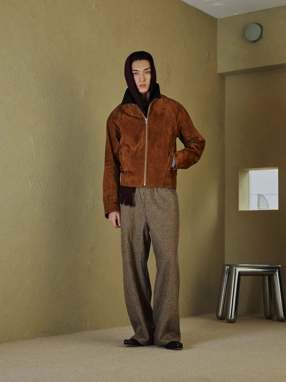 3D Easy Slacks (Brown Check)