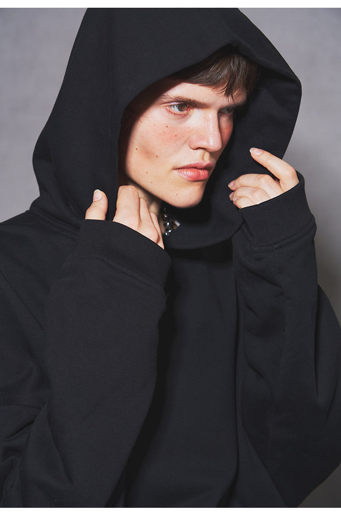 Loose-fit hooded sweatshirt