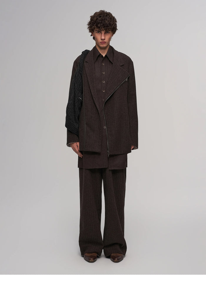 Basic Suit Pants (Brown)