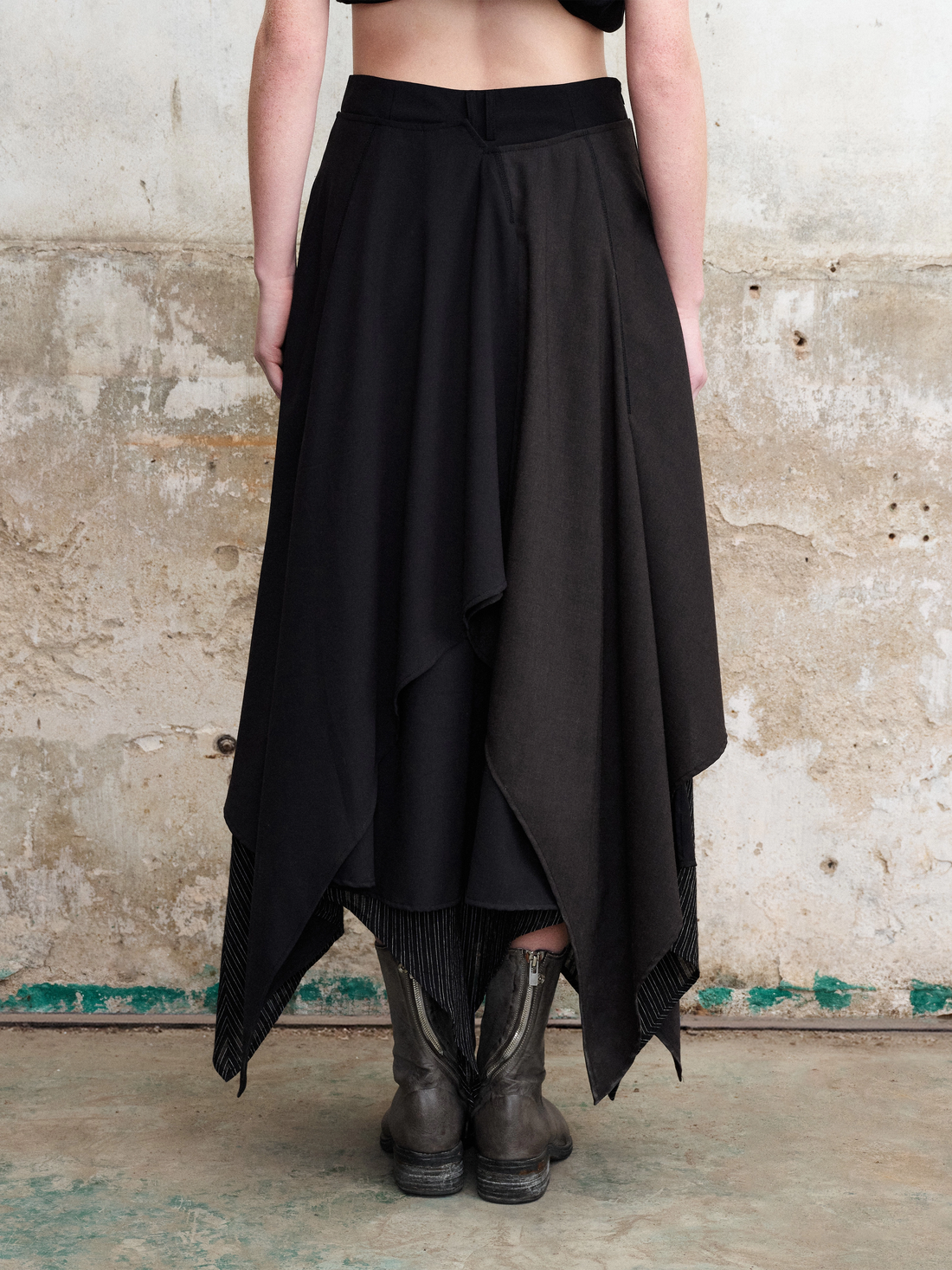 Fallen Blossom Asymmetric Dress