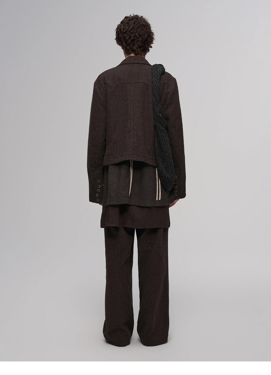 Basic Suit Pants (Brown)