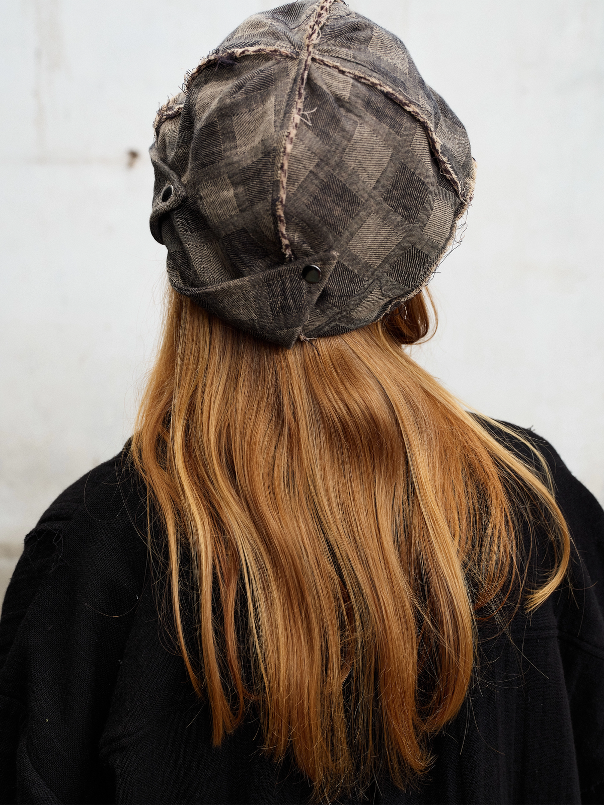 Raw-Edge Folded Hat