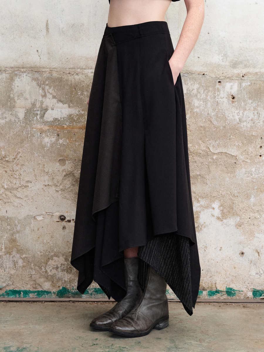 Fallen Blossom Asymmetric Dress
