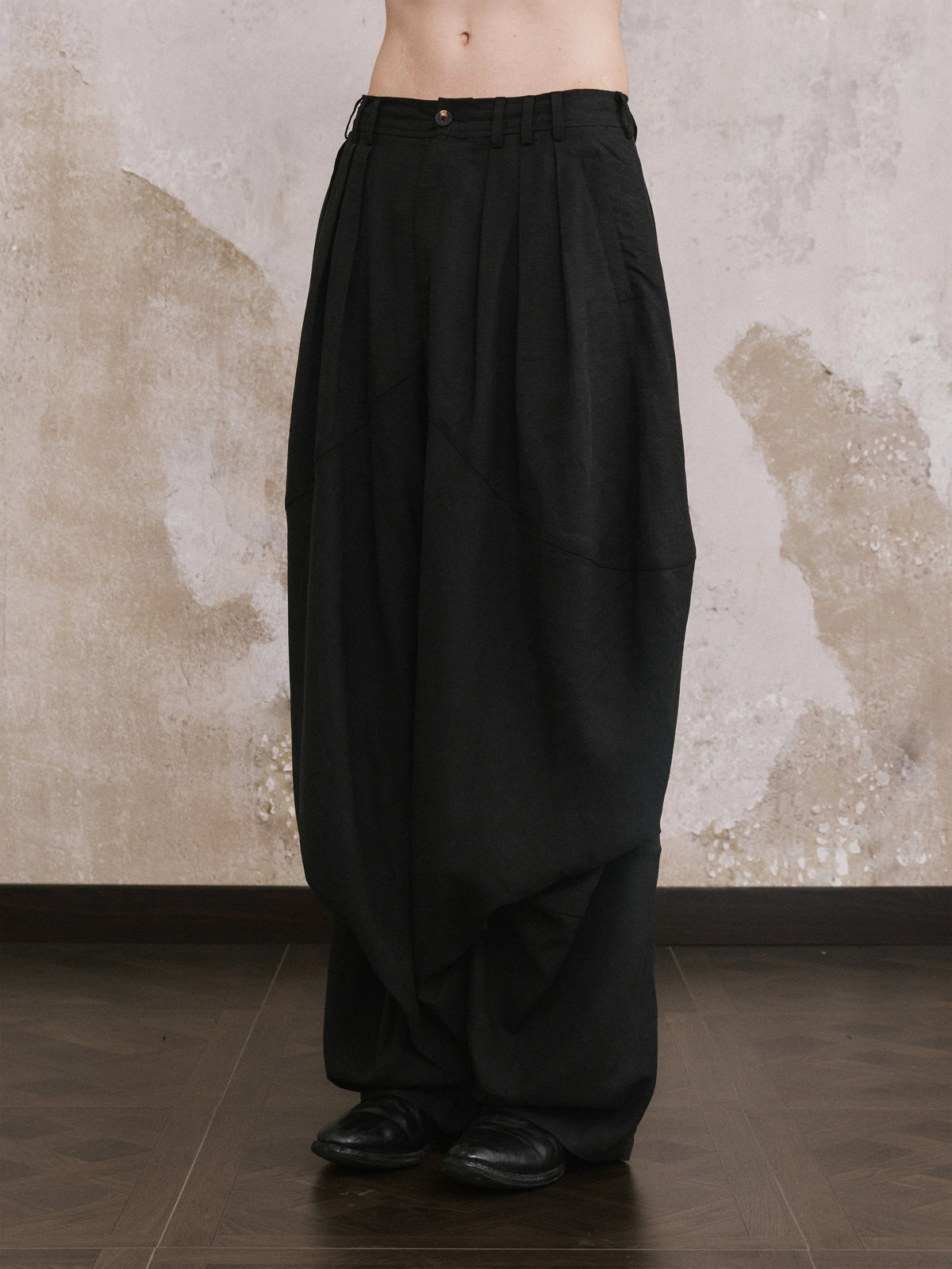 Layered Wing Harem Pants