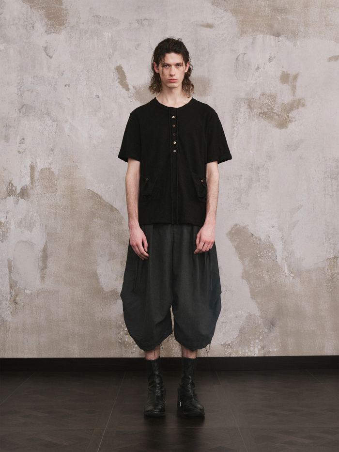 Afterimage Tie Short Sleeve