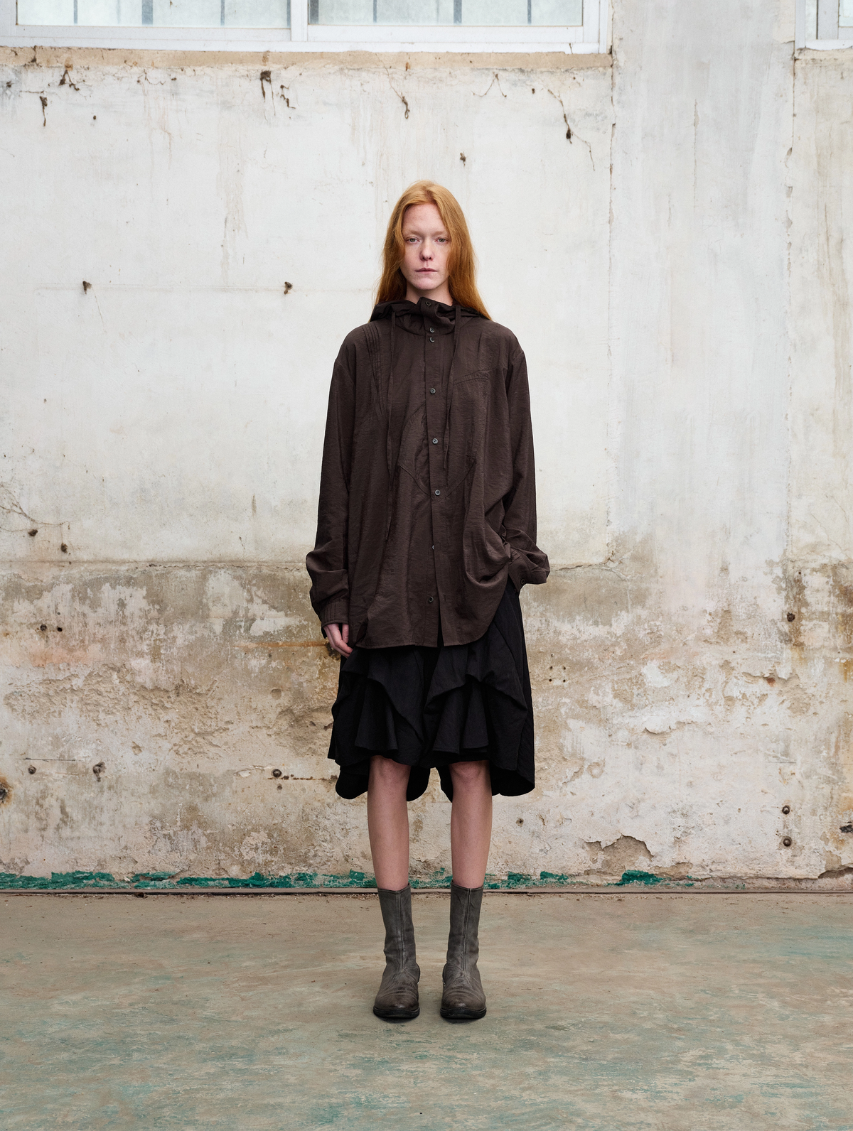 Rainchaser Hooded Long Shirt