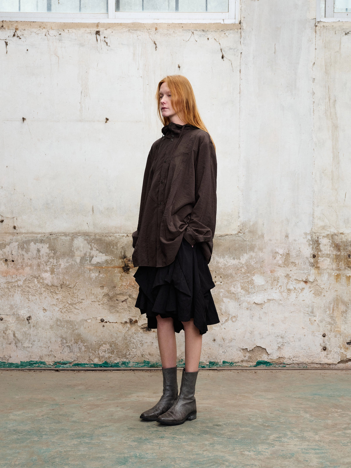 Rainchaser Hooded Long Shirt