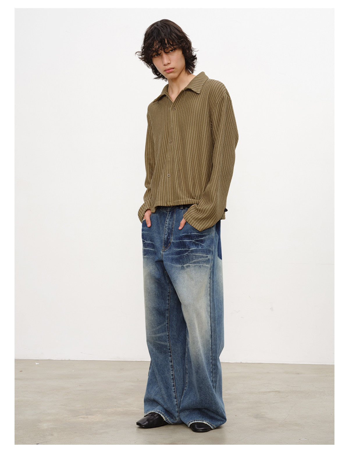 Woven Long Sleeve Shirt
