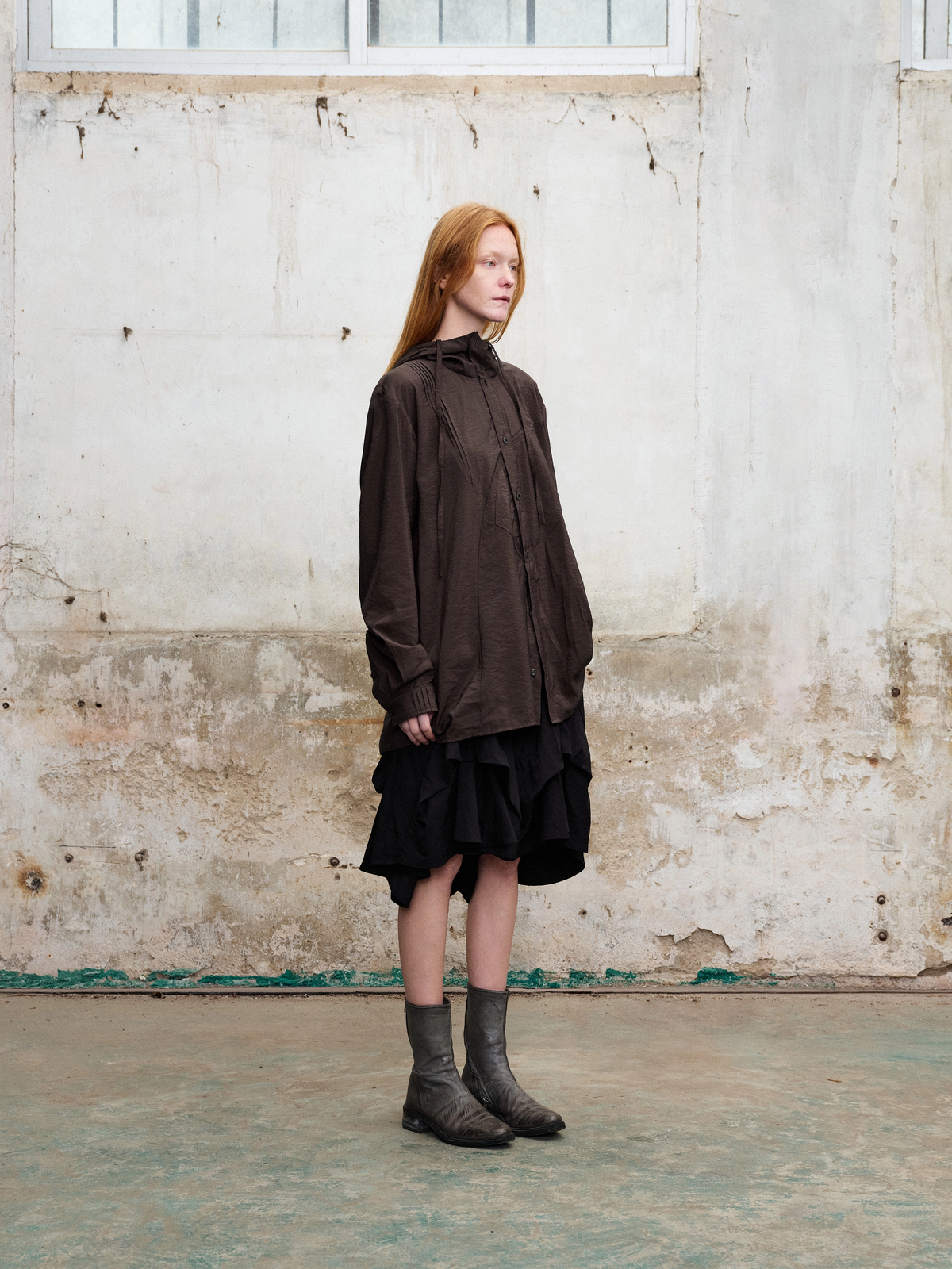 Rainchaser Hooded Long Shirt