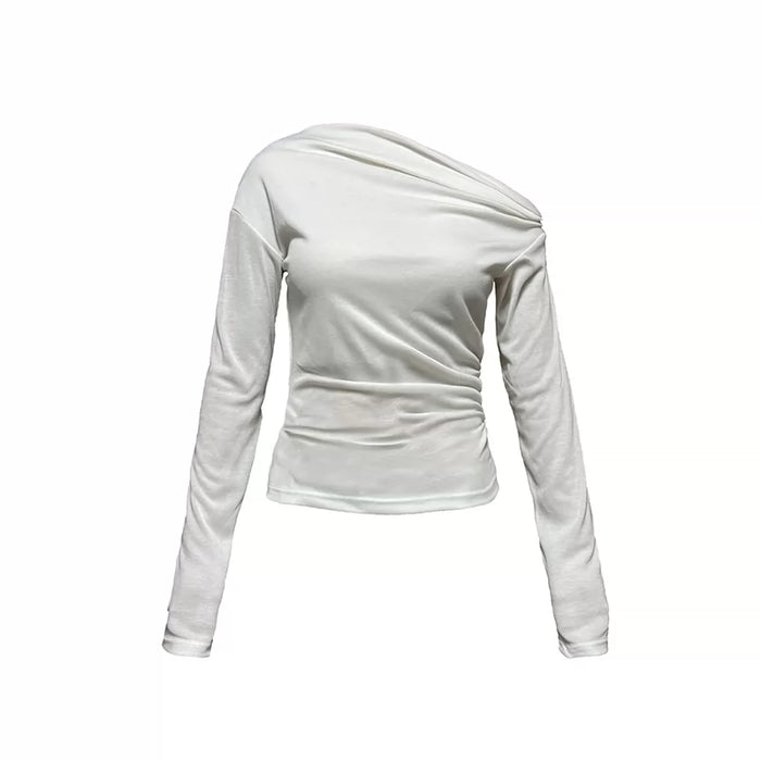 Womens Twisted collar T-Shirt