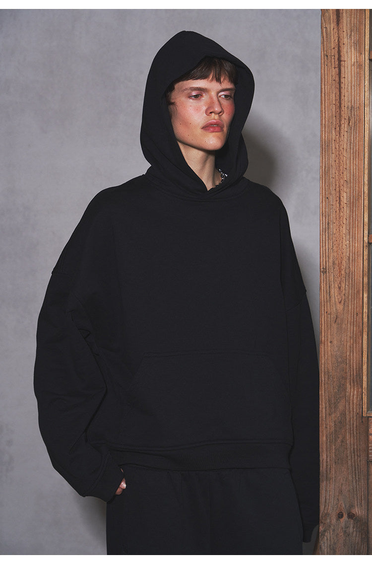 Loose-fit hooded sweatshirt