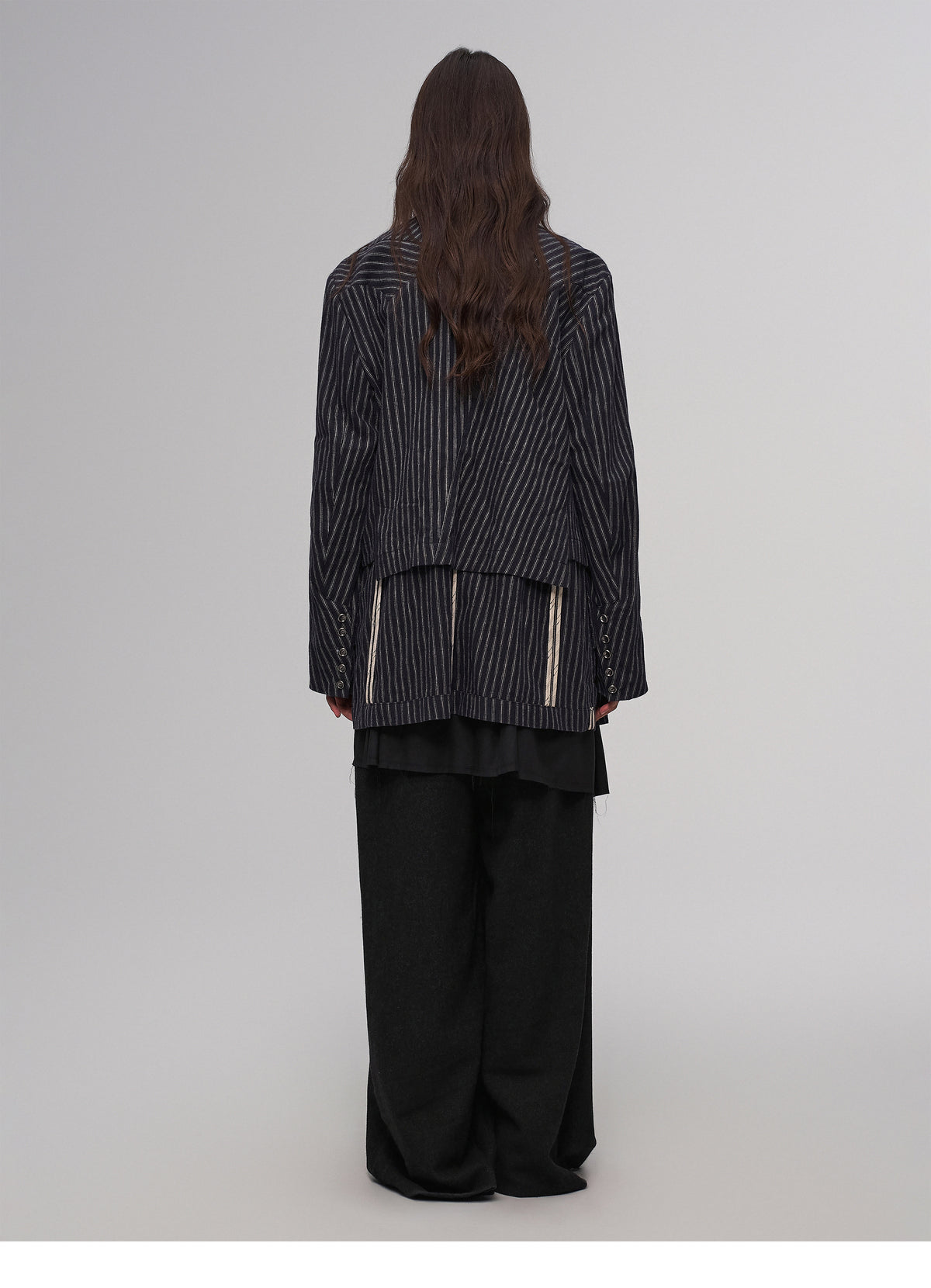Velvet Mist Pleated Trousers