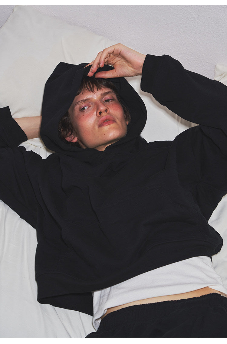 Loose-fit hooded sweatshirt