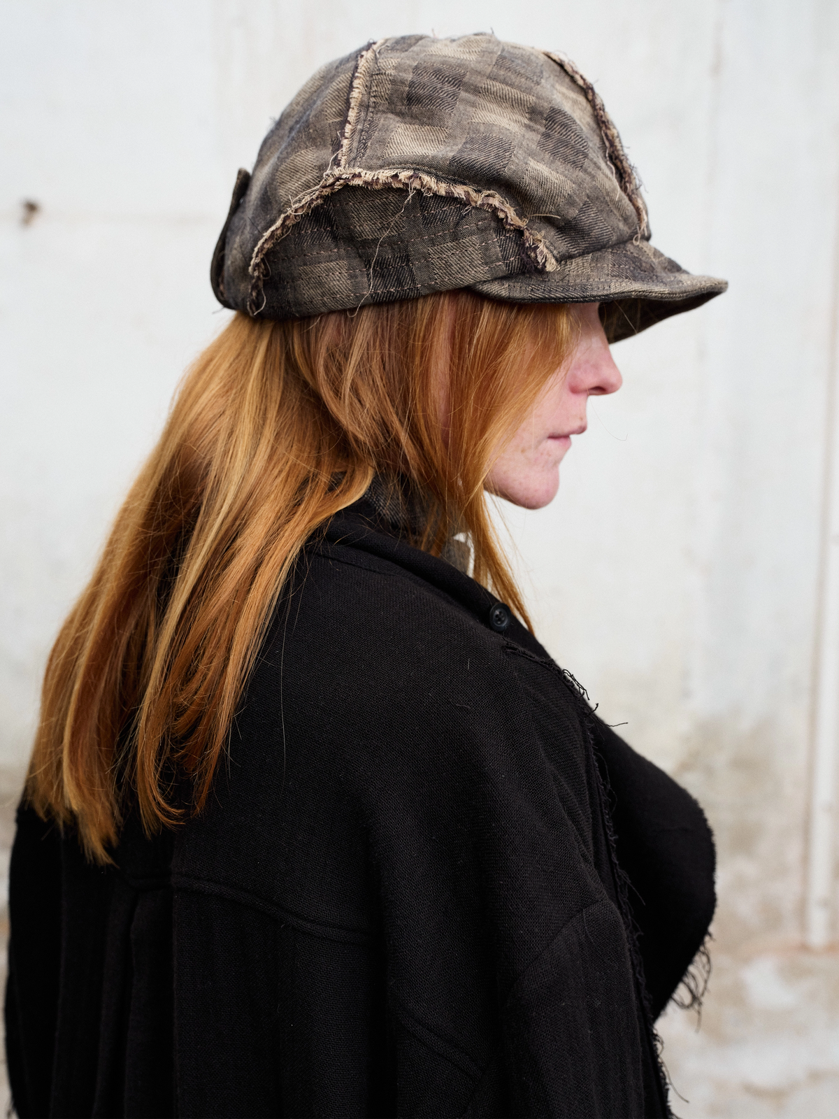 Raw-Edge Folded Hat