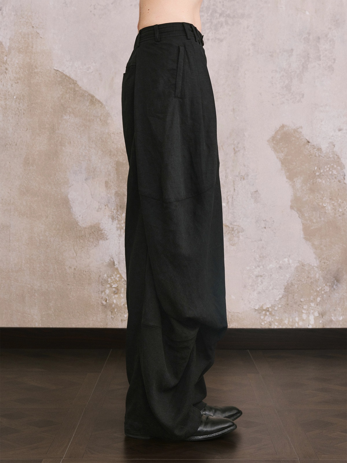 Layered Wing Harem Pants