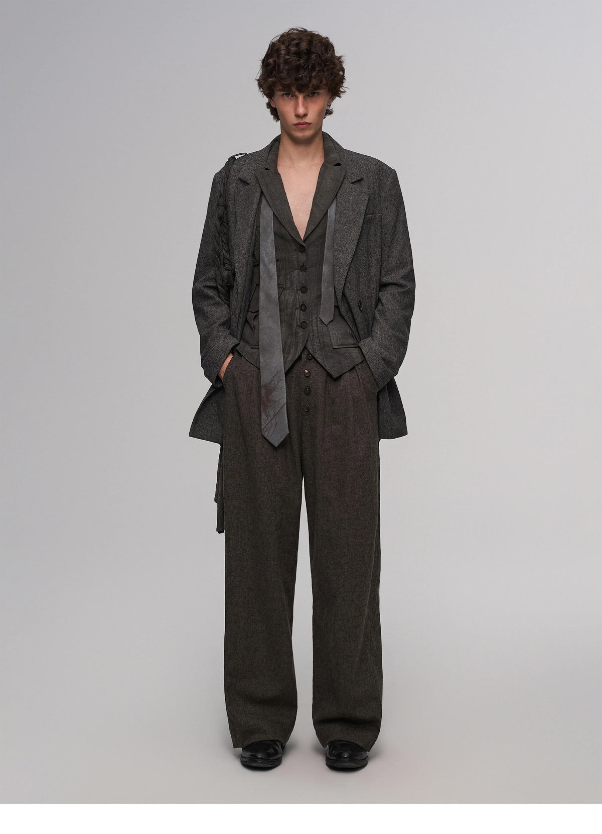 Basic Suit Pants (Grey)