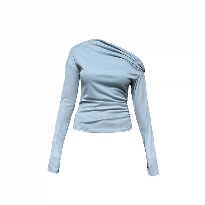 Womens Twisted collar T-Shirt