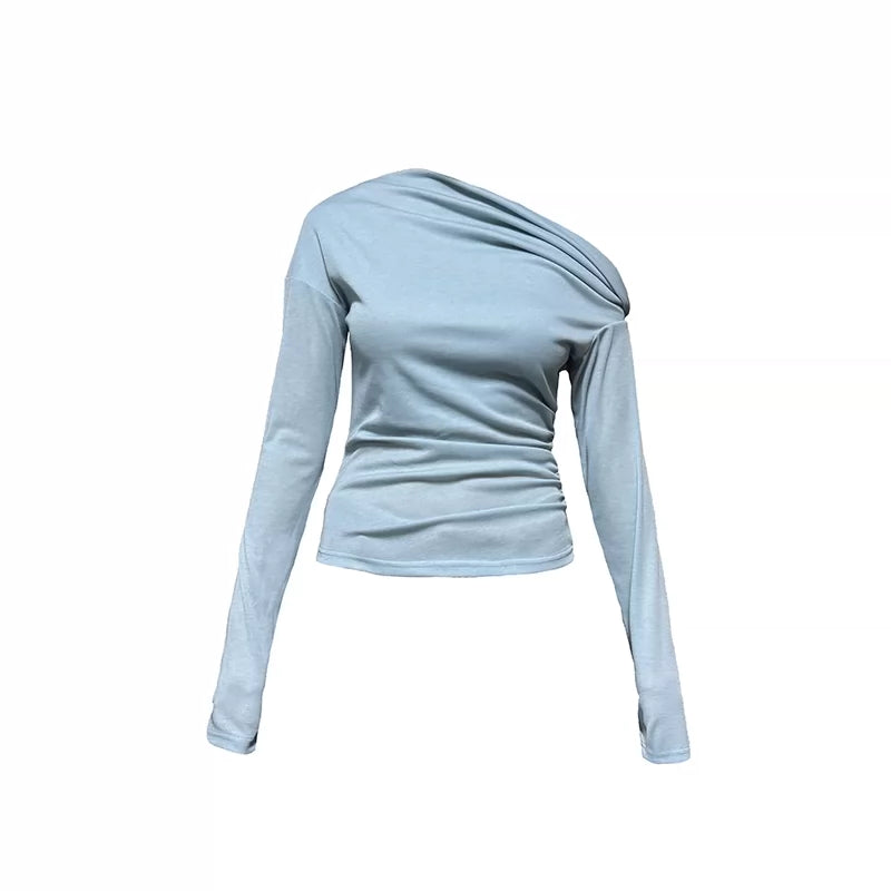 Womens Twisted collar T-Shirt