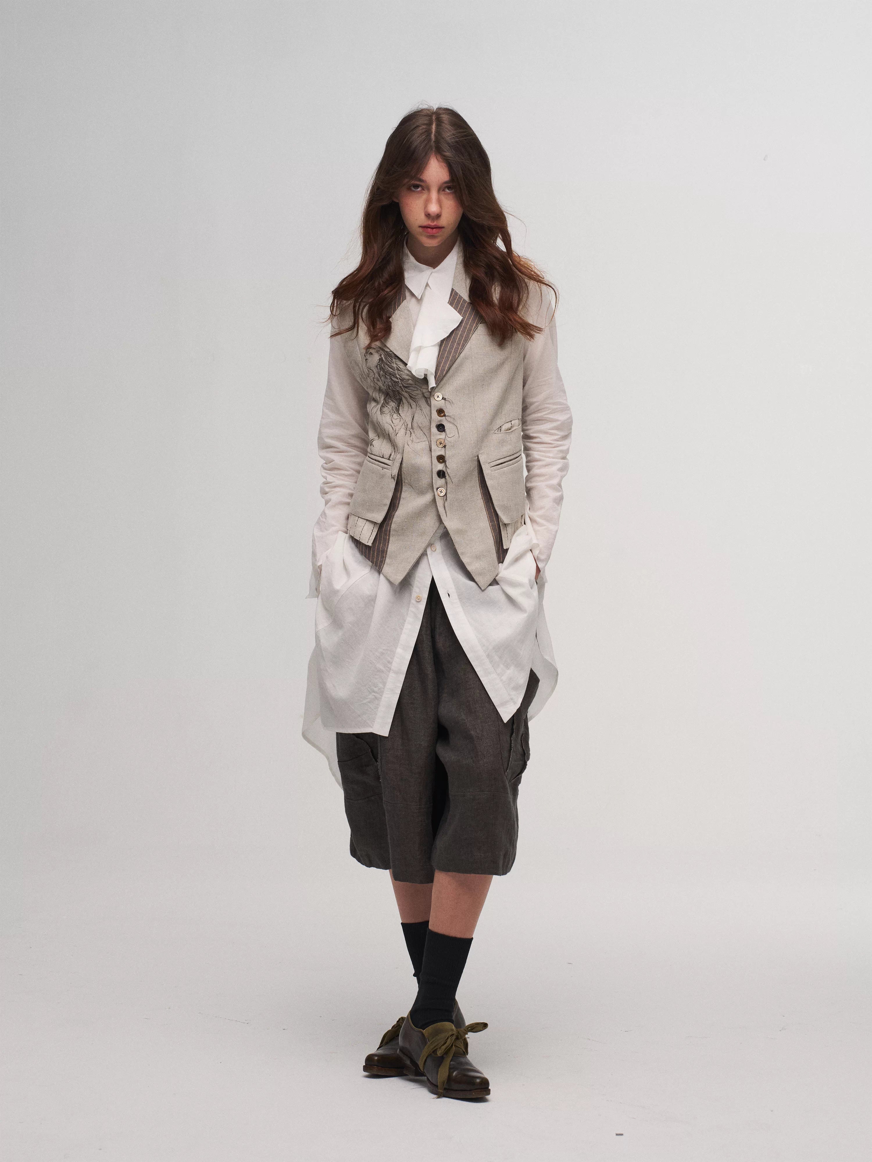 Pleated Shirt Dress