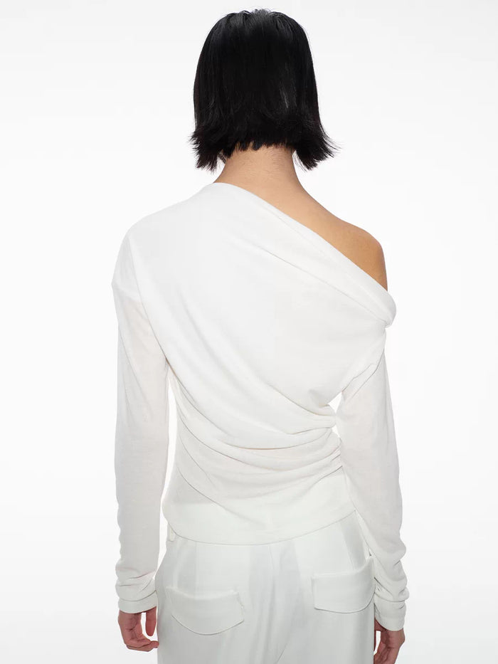 Womens Twisted collar T-Shirt