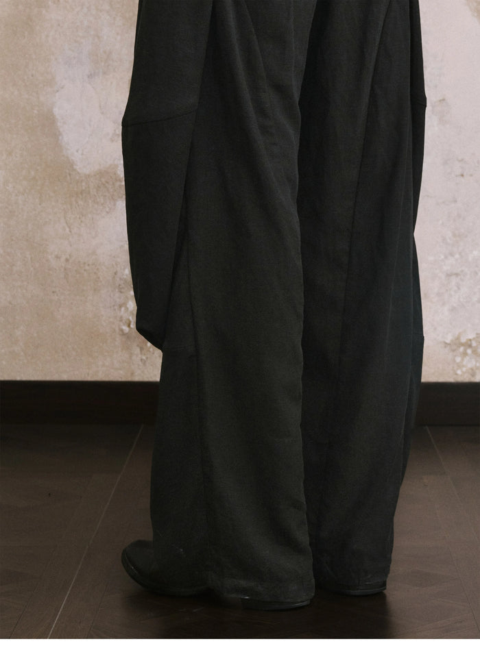 Layered Wing Harem Pants