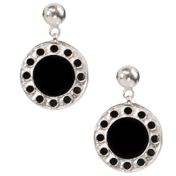 Shadow Beaded Stud Earrings