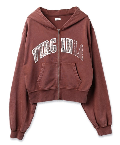 Virginia Hoodie (Faded Brown)