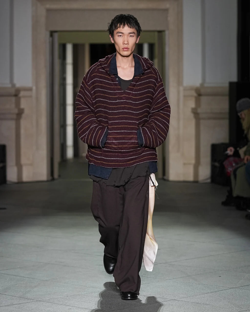 Cut Border Hoodie