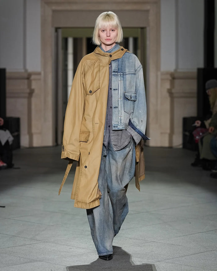 Straight Wide Denim Pants