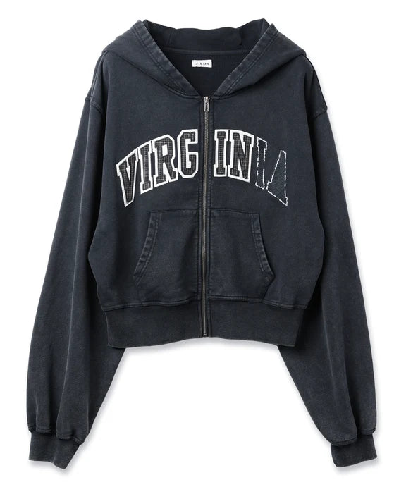 Virginia Hoodie (Faded Black)