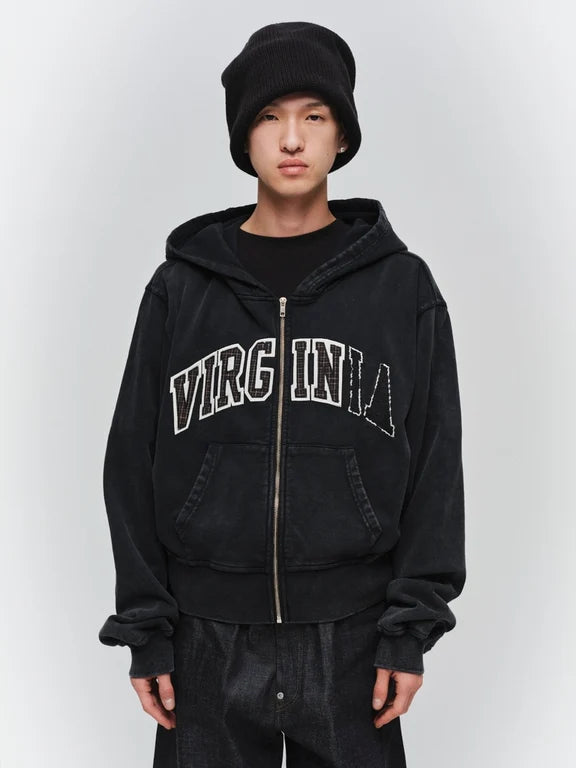 Virginia Hoodie (Faded Black)