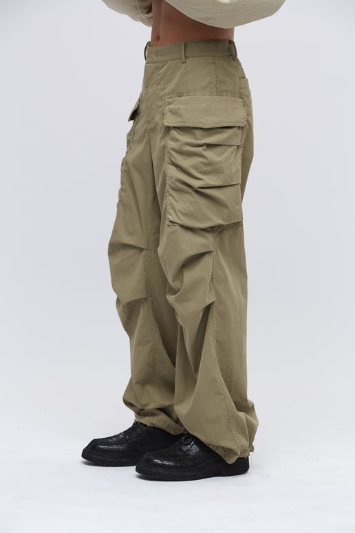 3D Structured Cargo Pants