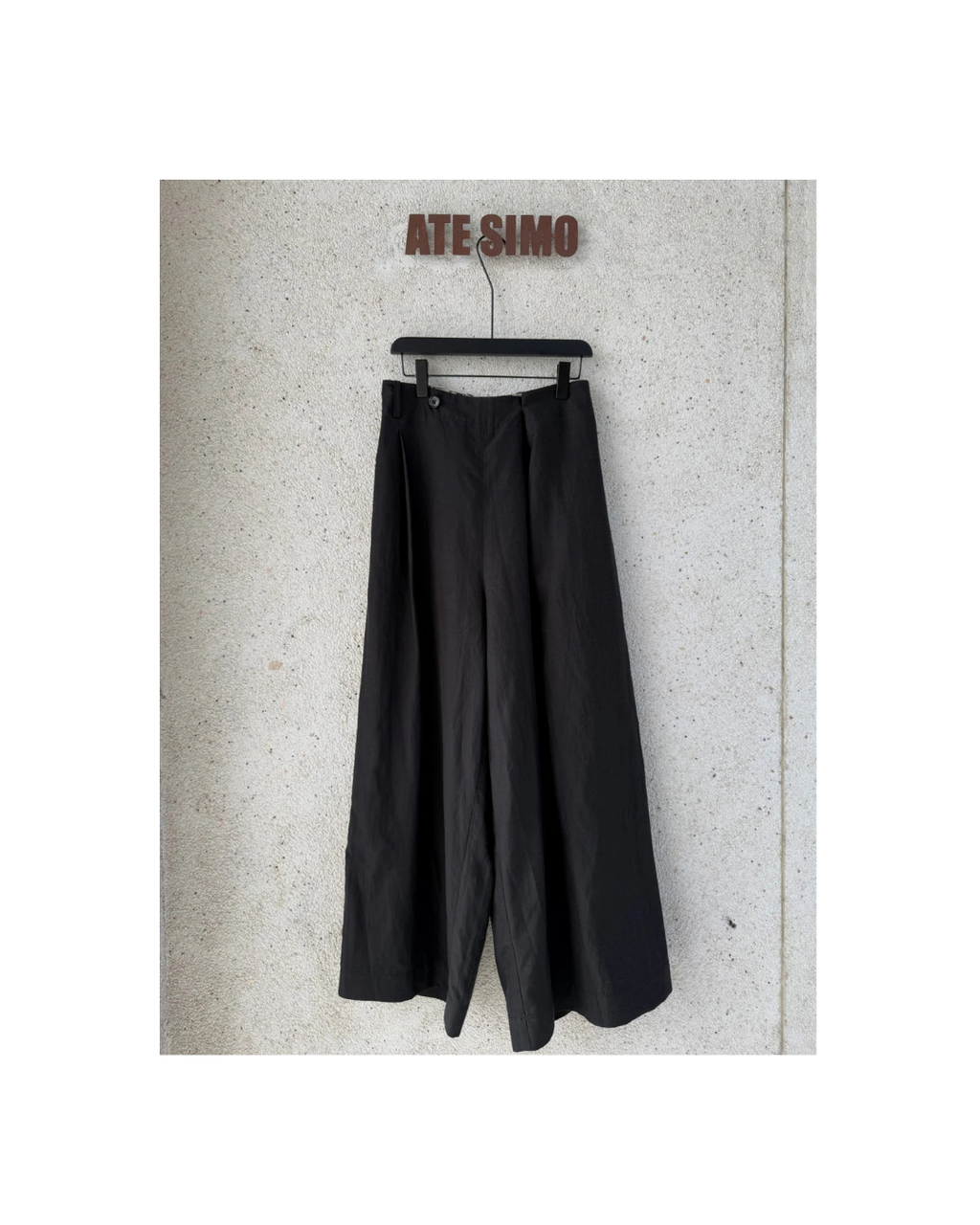 Side-panel wide-leg culottes