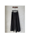 Side-panel wide-leg culottes