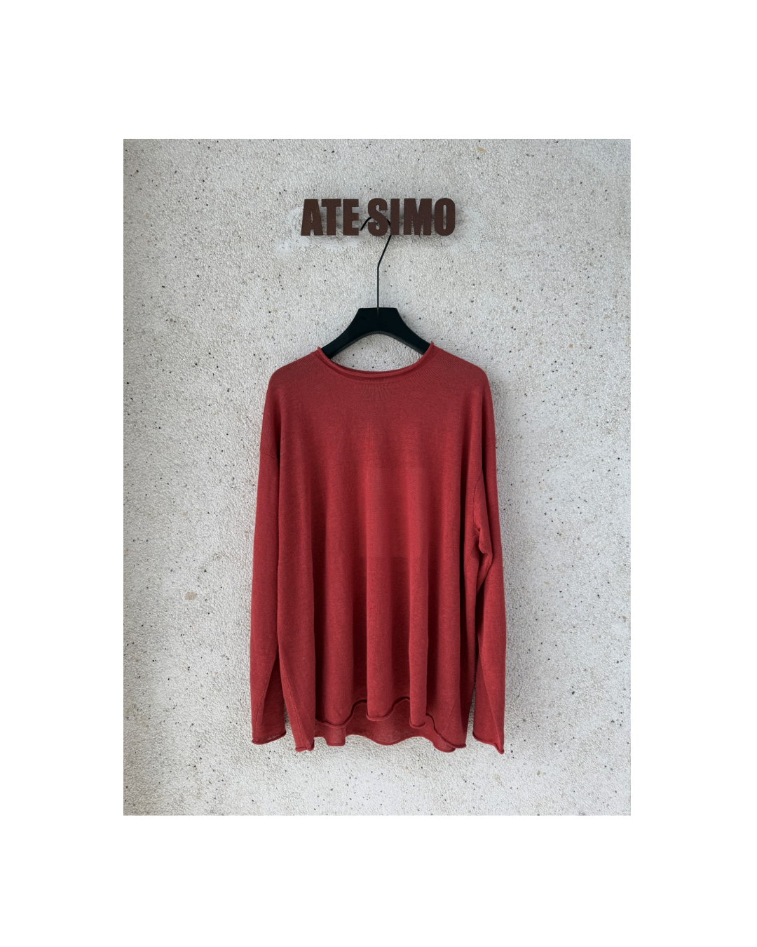 Round neck knit LS T-Shirt