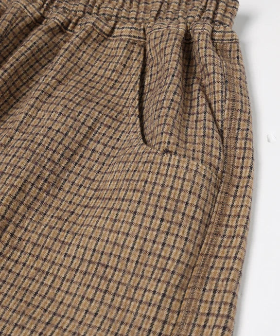 3D Easy Slacks (Brown Check)