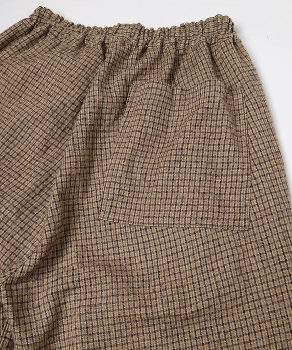 3D Easy Slacks (Brown Check)
