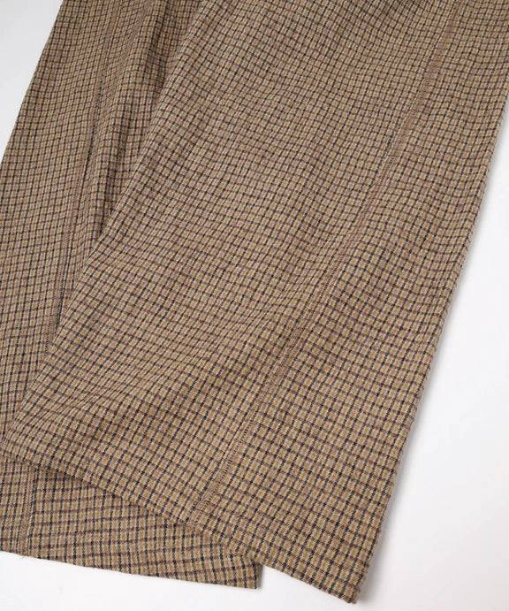 3D Easy Slacks (Brown Check)
